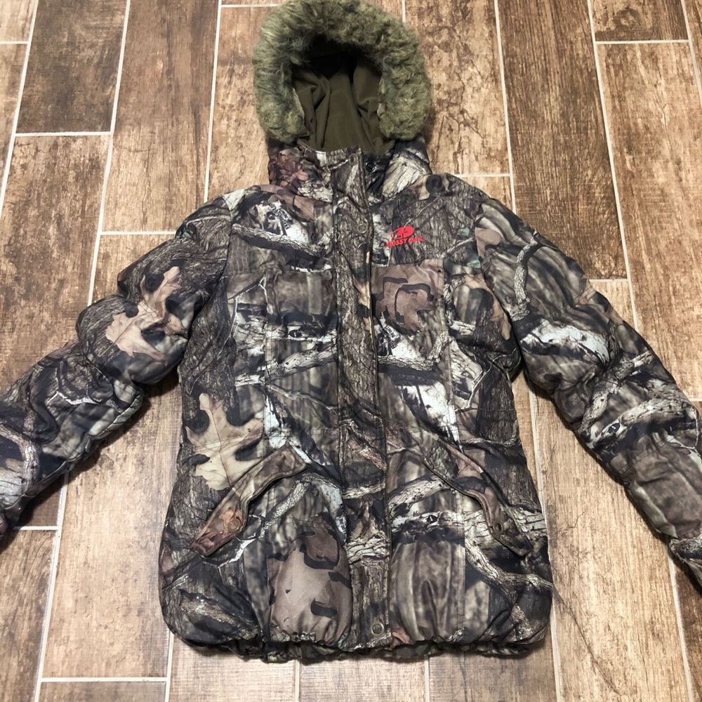 MOSSY OAK Breakup Camouflage Insulated JACKET M